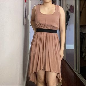 Forever 21 mauve high low dress